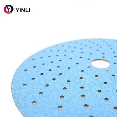 Giấy nhám vòng và móc 6 inch Đĩa chà nhám 17 lỗ 60 Grit