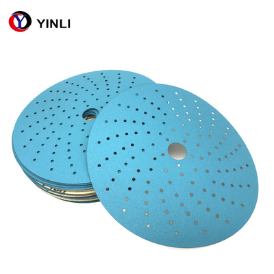 Đĩa mài Zirconia màu xanh 15 lỗ móc và đĩa chà nhám vòng